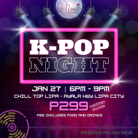 K-Pop Night @ Chill Top Lipa